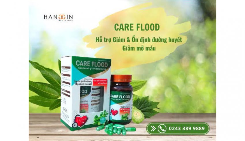Care flood hỗ trợ chữa tiểu đường
