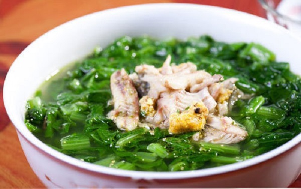Tổng hợp các món ăn giúp giảm huyết áp hiệu quả (P1) 2 Canh cá quả, giá và cải canh - món ăn giúp giảm huyết áp (Ảnh minh họa)